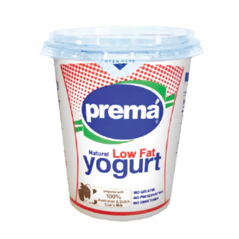 Prema 400g Natural Low Fat Yogurt