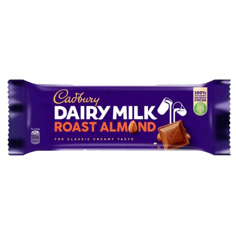 Cadbury Dairy Milk Roasted Almond 38g
