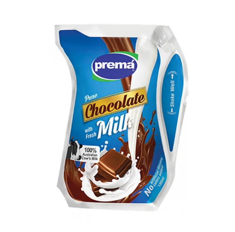 Prema 180ml Chocolate Milk Pouch