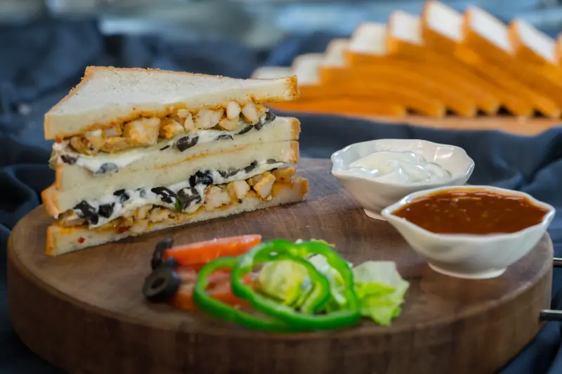 Live Chicken Fajita Sandwich