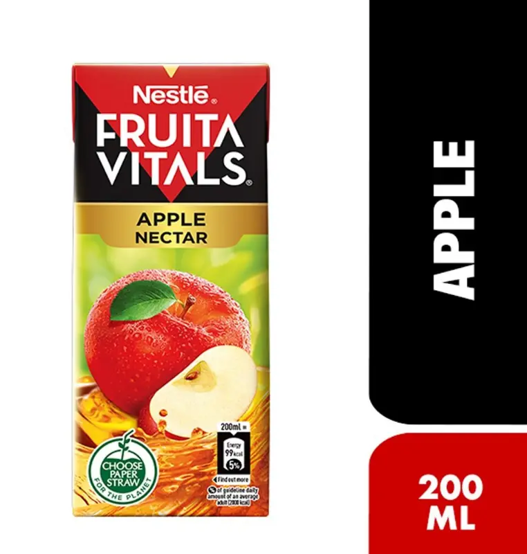 Nestle 200ml Apple Nectar Juice Fruita Vitals