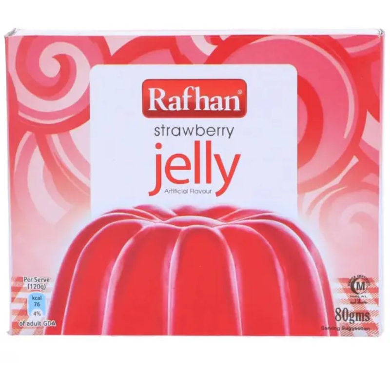 Rafhan Strawberry Jelly 80g