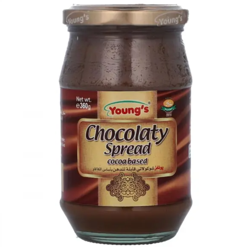 Youngs Chocolate Spread 360 gm Glass Jar
