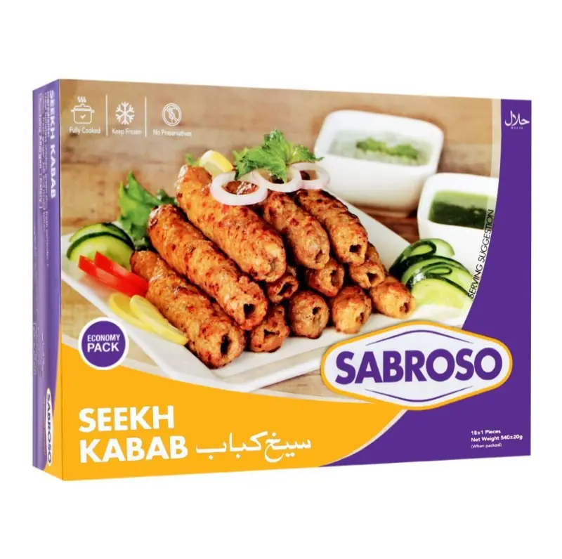 Sabroso Seekh Kabab 540g