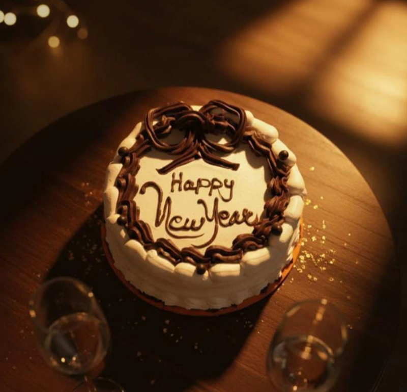 Happy New Year Cake 
