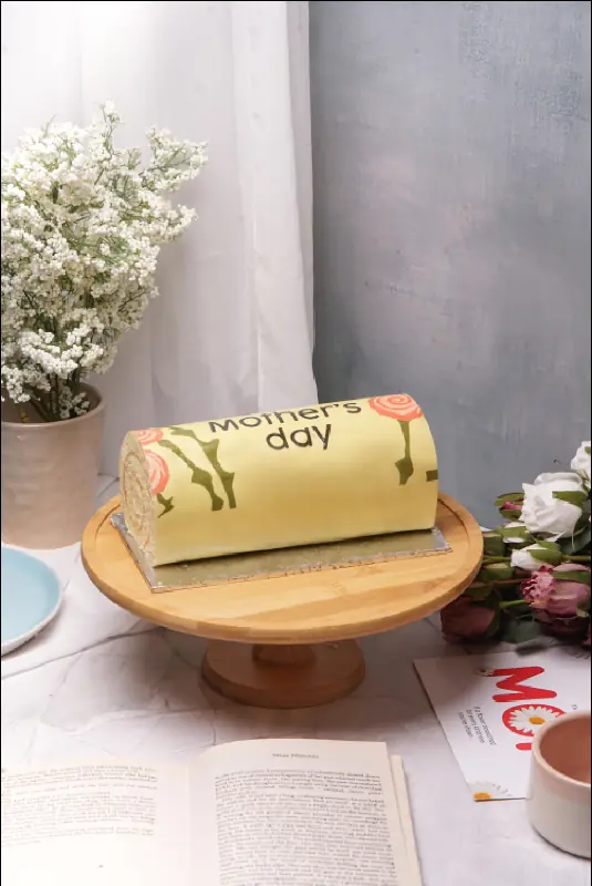 Mother's Day - Vanilla Swiss Roll Cake