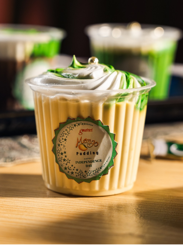 Mango Cheese Pudding