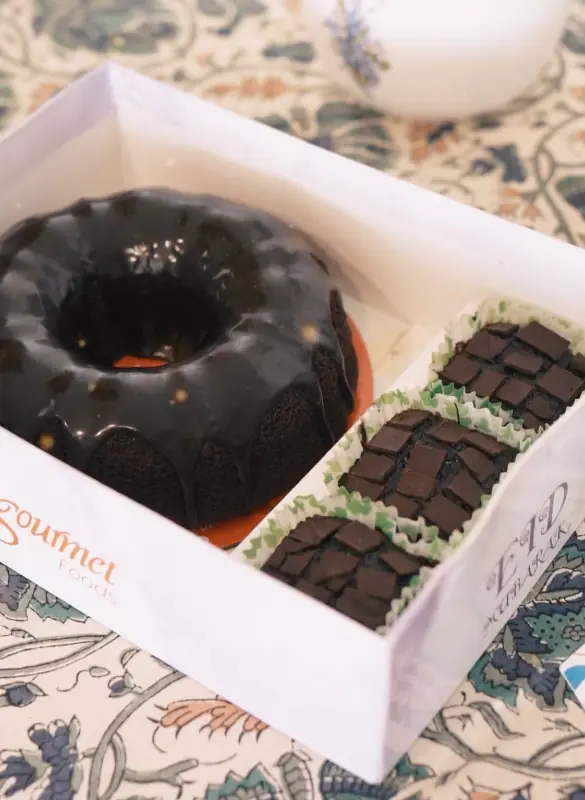 Eid Special Chocolate Bundt Cake Box