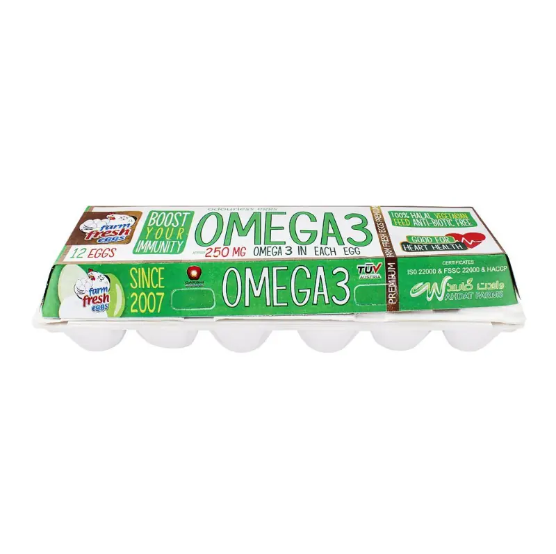 Farm Fresh Omega-3 Eggs 12 Pieces
