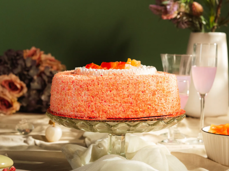 CLASSIC FRUIT COCKTAIL CAKE 