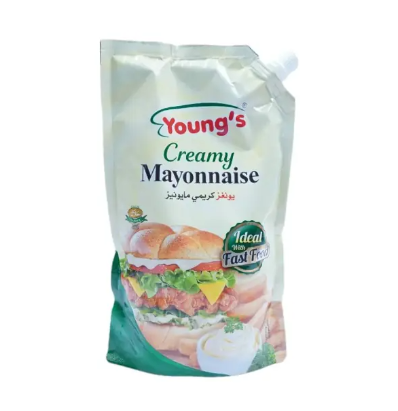 Youngs Creamy & Salted Mayonnaise 200 ml Pouch