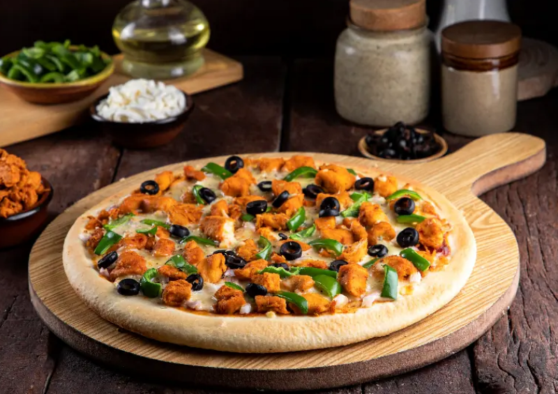 Live Chicken Fajita Pizza