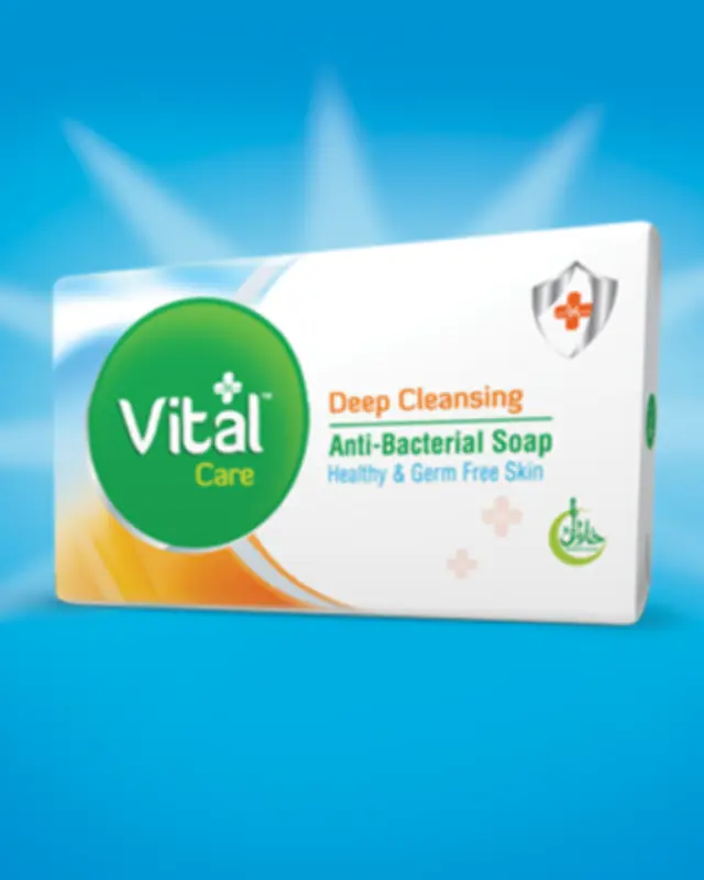 Vital Anti Bacterial Soap 135G Pack of 3