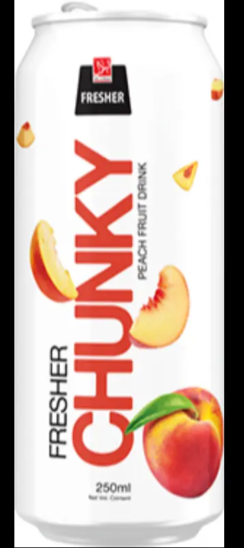 Fresher Chunky Peach 250ml