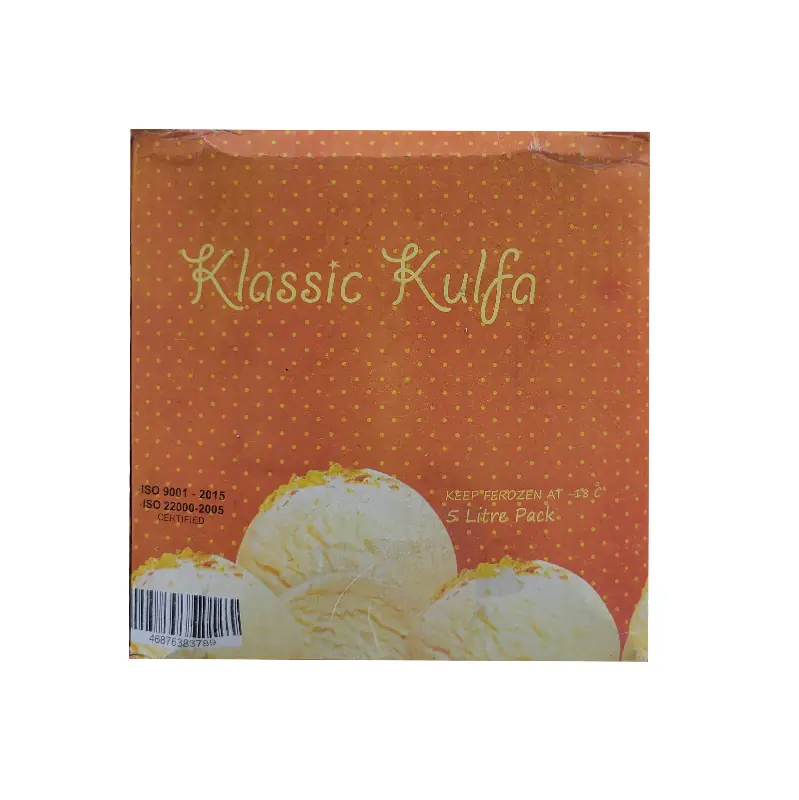 Classic Kulfa 5 Ltr - Frozen Dessert