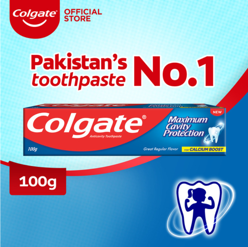 Colgate Calcium Boost Toothpaste Regular 100g
