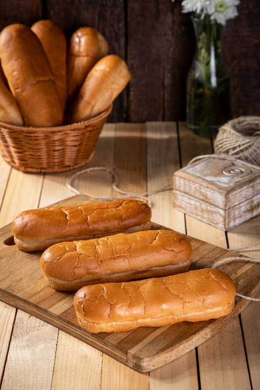 Long Burger Bun (3 Pcs)